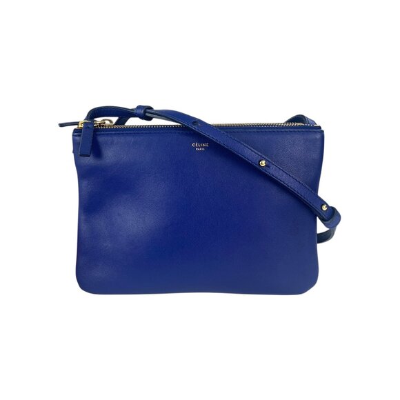 Celine Trio Leather Crossbody Bag - Picture 1 of 9